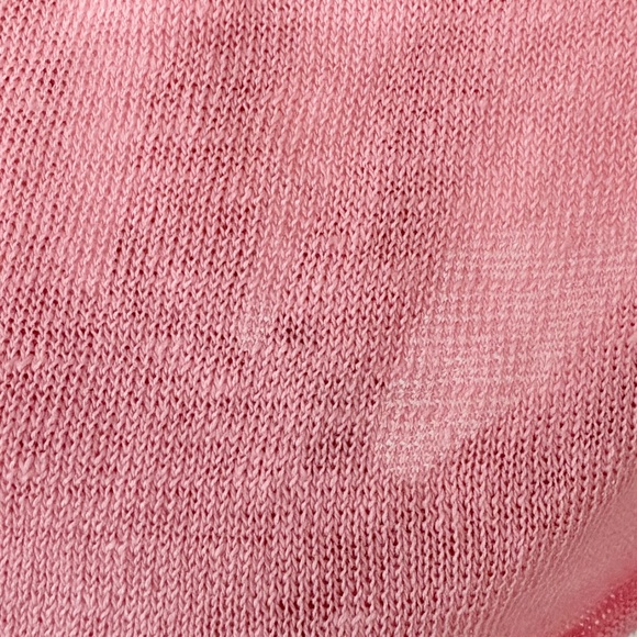 LILLY PULITZER SWEATER Alana Sweater Pink Linen Boatneck Long Sleeve Sz Large - Picture 5 of 7